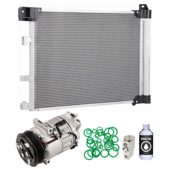 A/C Kit w/ AC Compressor Condenser & Drier For Nissan Sentra 2013 2014 2015 2016 2017 - BuyAutoParts