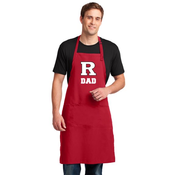 Large Rutgers University Dad Apron OFFICIAL Rutgers Dad Aprons