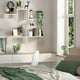 thumbnail image 2 of 5 Piezas Repisas Flotantes, Estantes Flotantes con Varios Estilos Que Se Pueden Ensamblar Libremente, Repisas Flotantes De Pared, Repisas para Recamara, para Dormitorio, Sala, Estudio, Cocina, Baño, 2 of 7