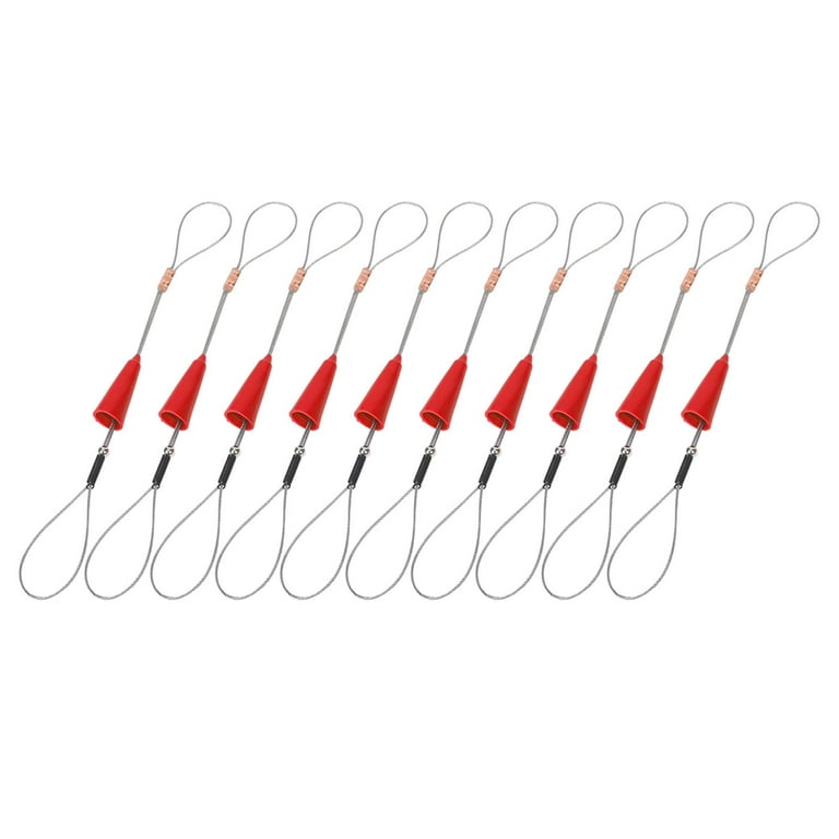 10Pcs Threader Fish Wire Through Wall Wiring Harness Fish Tape Fastening  Tool