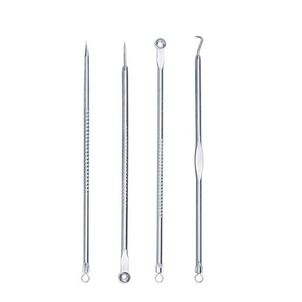Four In One Blackhead Remover Stainless Steel Ingrown Hair Removal Kit