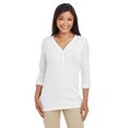 thumbnail image 1 of Devon & Jones Ladies' Perfect Fitâ„¢ Y-Placket Convertible Sleeve Knit Top, 1 of 3