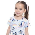 thumbnail image 3 of Bluey Toddler Girl Allover Print Dress with Short Sleeves, Sizes 12M-5T, 3 of 3