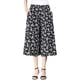 thumbnail image 5 of Pantalones cortos finos de verano Ropa para madres de mediana edad y mayores Pantalones anchos de cintura alta con cintura elástica Culottes coloridos, 5 of 5