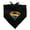 Black, variant on Superman Rainbow Shield Logo Dog Pet Bandana