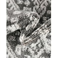 thumbnail image 4 of Unique Loom Aurelia Collection Area Rug - Trajan (10' x 13' Rectangle Charcoal/Black), 4 of 7