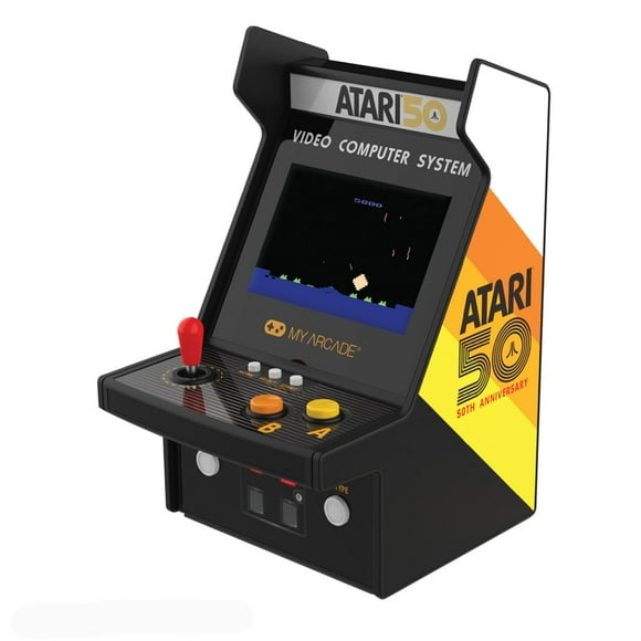 Atari 50 My Arcade Negro 100 Videojuegos Integrados Pantalla 2.75 Pulgadas