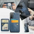 thumbnail image 6 of Case for Samsung Galaxy S22, Detachable Magnetic Wallet Credit Card Cash Slot Case Support Wireless Charging Functional Stand Compatible with MagSafe Cover For Samsung Galaxy S22,Blue, 6 of 12