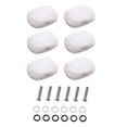 thumbnail image 2 of lionlar 6x Guitare Classique Tuning Peg Tuners Machine Tête Poignée Pointe 2 Blanc Perle, 2 of 9