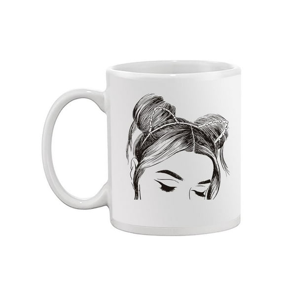 Girl With Cat Ears Mug - Image by Shutterstock