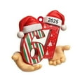 thumbnail image 6 of WKSCLPAI Christmas 67 Ornament, Acrylic 2D Funny Gingerbread Ornaments, Christmas Six Seven Meme Decor for Teens, Xmas Tree Hanging Ornaments, Gift for Interesting People, #E, 6 of 7