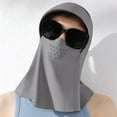 thumbnail image 5 of 1 Uds. Máscara de protección solar cubierta de verano para conducir protección del cuello chal sombra protección UV polvo transpirable seda de hielo, 5 of 5