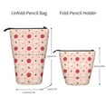 thumbnail image 2 of Picia Strawberry Print Telescopic Pencil Case, Telescopic Pen Holder Telescopic Pencil Pouch Bag Stationery Pencil Case Box Storage Organizer Makeup Bag, 2 of 6
