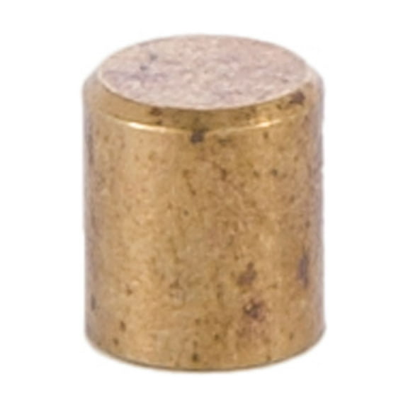 B&P Lamp® 9/32 Inch Brass Height Cylinder Knob 8-32 Tap