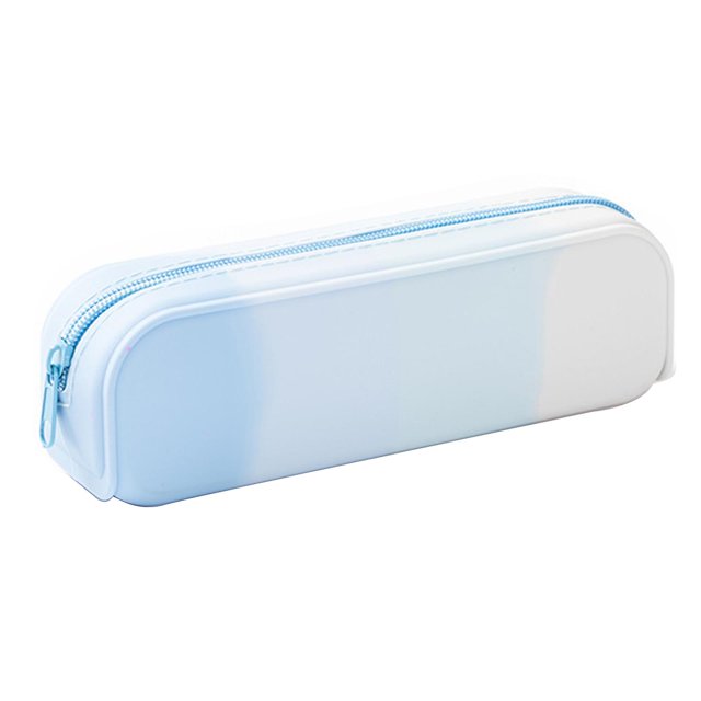 B Lápiz de gran capacidad impermeable del bolso del lápiz del silicón del color del gradiente para el caso para