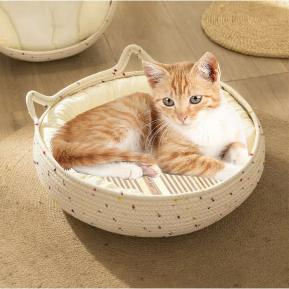 AZXY Cat Bed,Cat Beds for Indoor Cats Clearance,Medium Dog Beds On Sale,Indestructible Washable Chew Proof Comfort Dog Bed Small Crate,Pet Mats for Sleeping