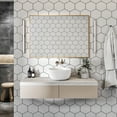 thumbnail image 2 of eviva  Gold 42" x 30" Rectangular Gold Metal Framed Mirror, 2 of 5