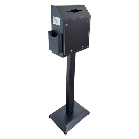 Caja de recolección de pie con cerradura de metal Plugsharge