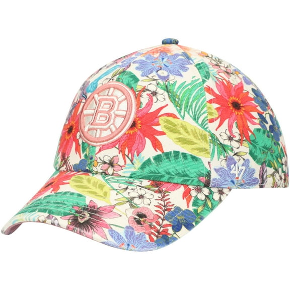 Women's '47 Cream Boston Bruins Pollinator Clean Up Adjustable Hat