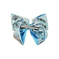 thumbnail image 3 of JoJo Siwa Large Cheer Hair Bow (Silver Metallic Mermaid), 3 of 4