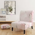 thumbnail image 5 of Designart "Indigold Shabby Peonies Pink" Upholstered Farmhouse Accent Chair - Arm Chair, 5 of 5