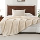 thumbnail image 5 of Herunwer Fleece Throw Blanket Reversible Plush Fluffy Extra Large Big Blanket Lattice Flannel Blankets for Sofa Couch Bed, 5 of 6
