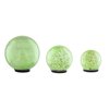 Green Color-Changing Mercury Glass Globes Set Of 3