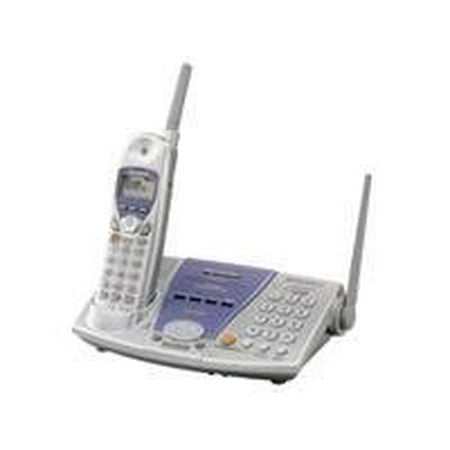 Panasonic KX-TG2700S - Cordless phone with caller ID/call waiting - 2.4 GHz - 4-way call capability - silver