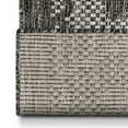 thumbnail image 4 of Custom Size Indoor/Outdoor Runner-Choose Your Length-Sunna Grey Flat-Weave Moroccan Trellis Pattern 31 Inch Wide x 80 Feet Long Runner (31" x 80' Runner) Rug, 4 of 5
