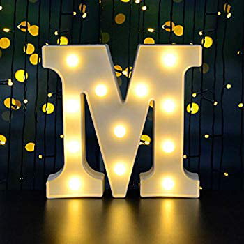 Light Up Alphabet Letter for Home Party Wedding Decoration M LED Marquee Letter Lights Sign