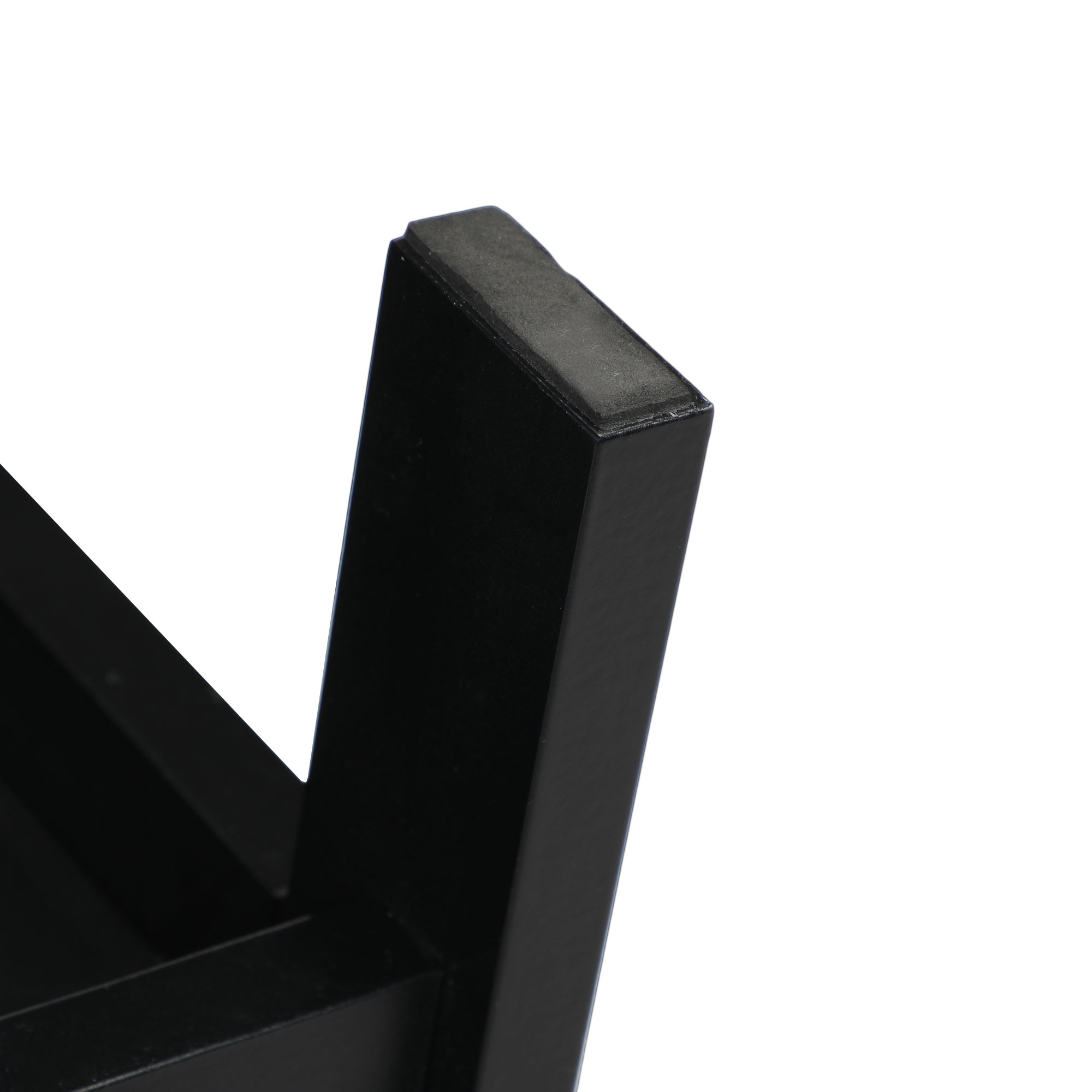 Kepooman Modern Versatile Set of 2 Nightstands Side End Table Night Stand Storage Shelf with Storage Shelf, X-Shaped Design for Living Room Bedroom, Black Kepooman Modern Versatile Set of 2 Nightstands Side End Table Night Stand Storage Shelf with Storage Shelf, X-Shaped Design for Living Room Bedroom, Black