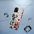 thumbnail image 5 of DistinctInk MagSafe Tough Case for Apple iPhone 14 Plus (6.7" Screen) - Valentine's Day Dalmatian Puppy - Shockproof Protection, 5 of 6