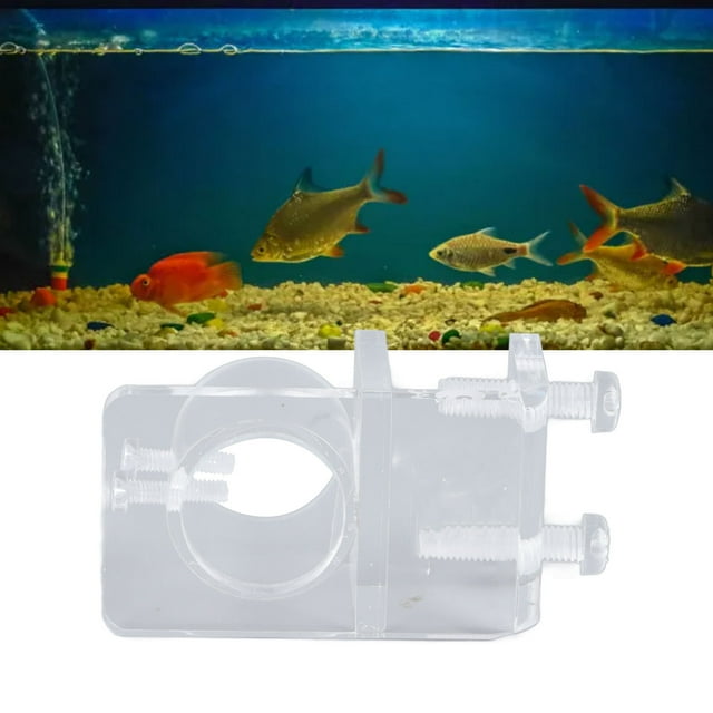 Fish Water Pipe Clamp, Eco Friendly Aquarium Hose Fixing Clip Clear For Fish