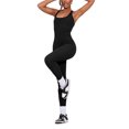 thumbnail image 3 of TRKIYQC Mono sin Costuras de Verano para Mujer, Color sólido con Cuello en U en la Espalda Cruzada Leggings Body para Yoga, Ejercicio TRKIYQC moda, 3 of 7