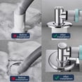 thumbnail image 4 of Kctiaxy Washing Machine Drain Check Washing Machine Check Floor Three-Way Washing Machine Downpipe Floor Joint-Use Pipe Deodorant Cover Overflow Special Joint Kitchen Appliances, 4 of 9