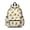 Sunflower White Pattern, variant on Sunflower and Cowprint White Pattern Backpack for School, Cute School Bag with Adjustable Shoulder Straps and Padded Back, 13.4"x11"x4.7"