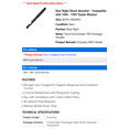 thumbnail image 2 of Rear Right Shock Absorber - Compatible with 1984 - 1989 Toyota 4Runner 1985 1986 1987 1988, 2 of 2