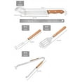 thumbnail image 4 of MERRYHAPY Stainless Steel BBQ Tool Set for Grilling, Camping, Picnic, Outdoor Cooking, Family Gatherings, and Portable, 4 of 6