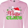 thumbnail image 4 of Inktastic Papa Claus with Christmas Santa Hat and Snowflakes Long Sleeve T-Shirt, 4 of 5