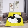 thumbnail image 2 of The Panda Rolling Throw Blanket, Super Soft Anti-Pilling Flannel Blankets, 60"x50", 2 of 8
