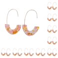 thumbnail image 3 of Pendientes Minnieouse en forma de U con estampado de leopardo, 3 of 6