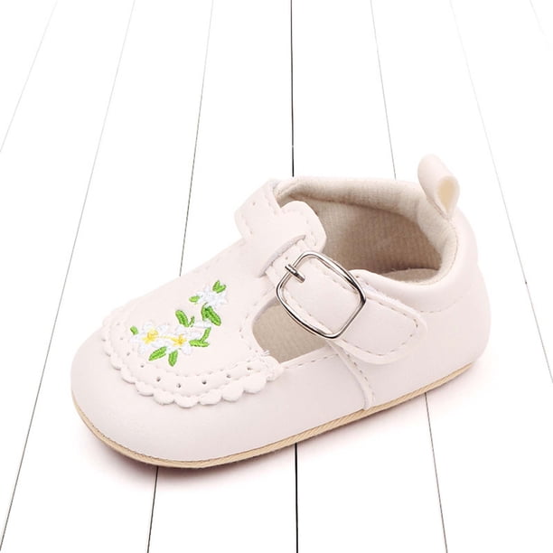 baby kidsリーフ Xfvqtps Baby Girls Walking Shoes Lace Embroidery Flower and Leaf