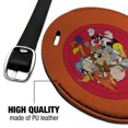 thumbnail image 4 of Looney Tunes Group Round Leather Luggage Card Suitcase Carry-On ID Tag, 4 of 8