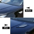 thumbnail image 3 of WANNGWE Auto Parts Hood Air Outlet Cover for Land Rover Discovery 4 5 Range Rover Evoque Discovery Freelander 2 - Silver Grey 1 Pair WJ99-4115, 3 of 5