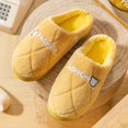 thumbnail image 5 of NOKIO Home Slippers for Women Winter Cute Fl𝖾𝖾ce Slide Lightweight Non-S𝗅ip Slide Soft Warm House Slipper Comfortable S𝗅ip On Cotton Shoes Warm Closed Top Footwear, 5 of 5