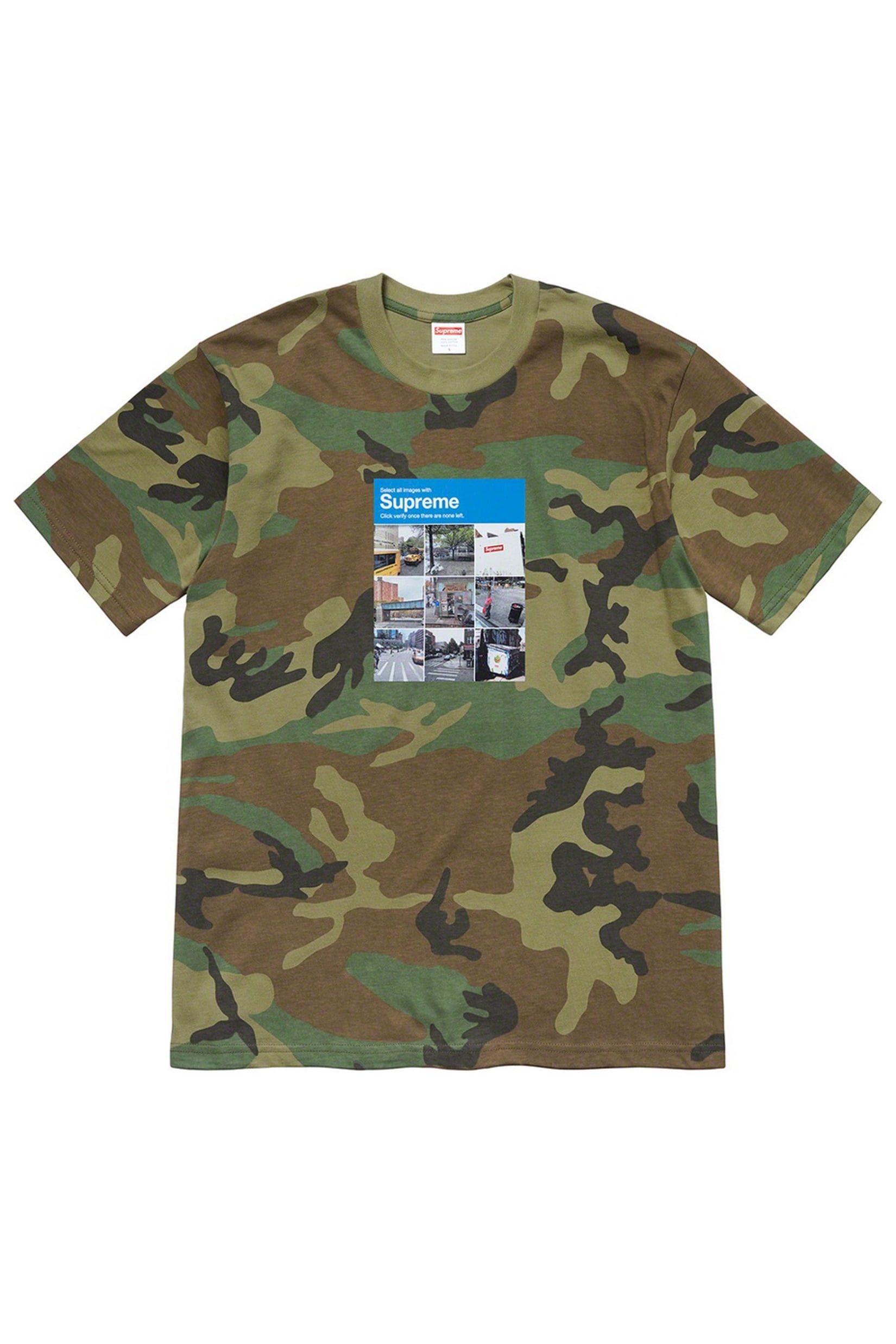 supreme verify tee camo