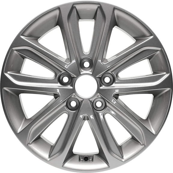 New Aluminum Wheel Rim 16 Inch Fits 14-16 Hyundai Elantra 5-114.3mm 10 Spokes