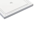 thumbnail image 3 of Franklin Brass W35068-PW-C Classic Beaded Quad Switch Wall Plate, Switch Plate & Cover - Pure White, 3 of 10