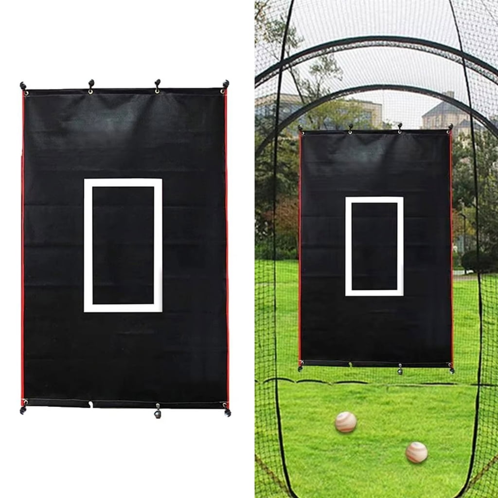 ZPAQI Batting Cage Baseball Backstop Wear-Resistant Baseball Pitching Targets
