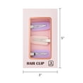 Pastel Hair Snap Clips, 3 Count